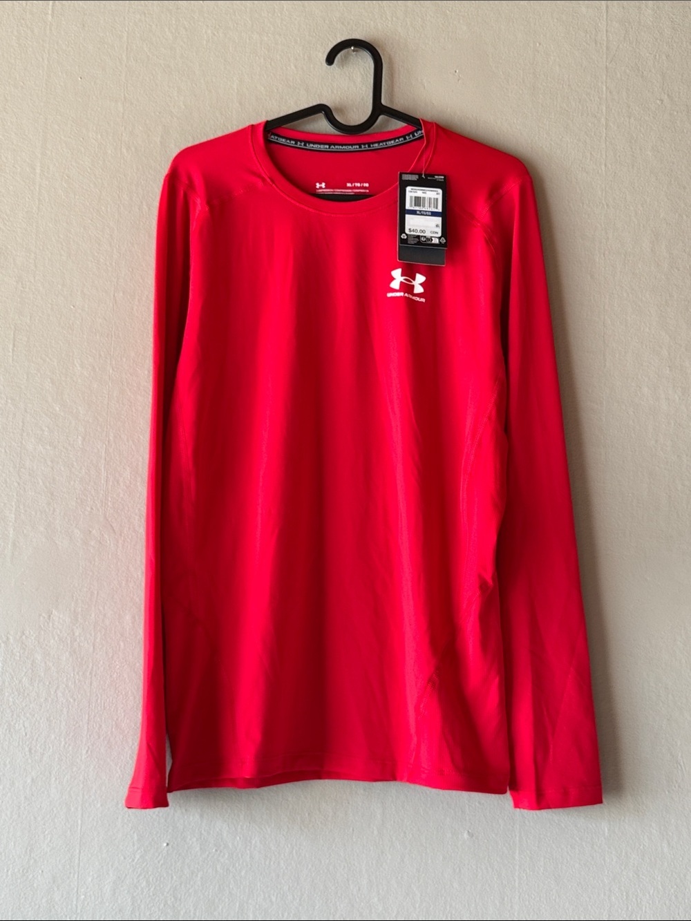 NWT Under Armour Mens Heatgear Compression Long Sleeve